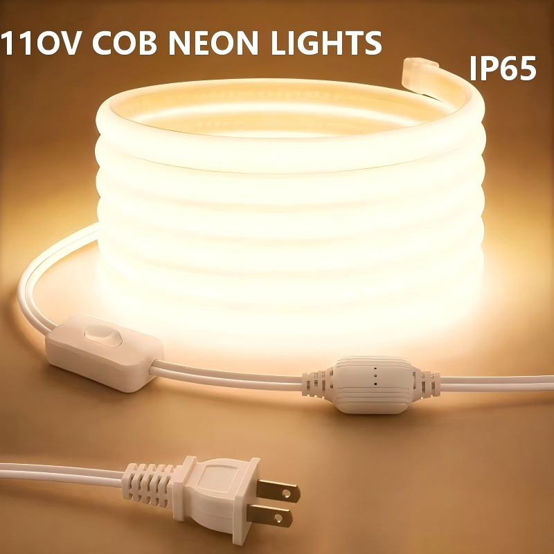 Outdoor Power Strip Weatherproof - Wysokowydajna taśma LED COB z wtyczką